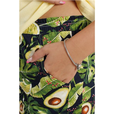 Пижама женская с шортами "Авокадо" арт. МПЖ-99